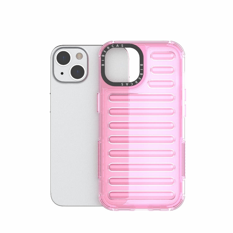 For iPhone 13 High Transparency TPU Hybrid PC Airbag Phone Case