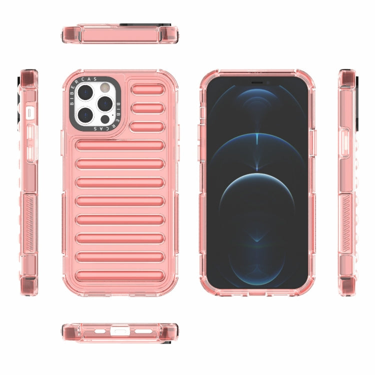 For iPhone 12 / 12 Pro High Transparency TPU Hybrid PC Airbag Phone Case
