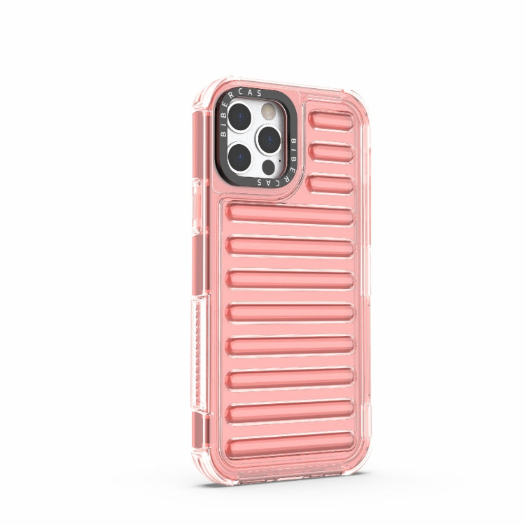 For iPhone 12 / 12 Pro High Transparency TPU Hybrid PC Airbag Phone Case