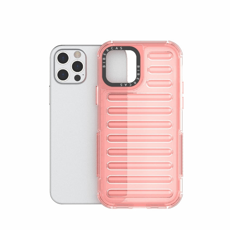 For iPhone 12 / 12 Pro High Transparency TPU Hybrid PC Airbag Phone Case