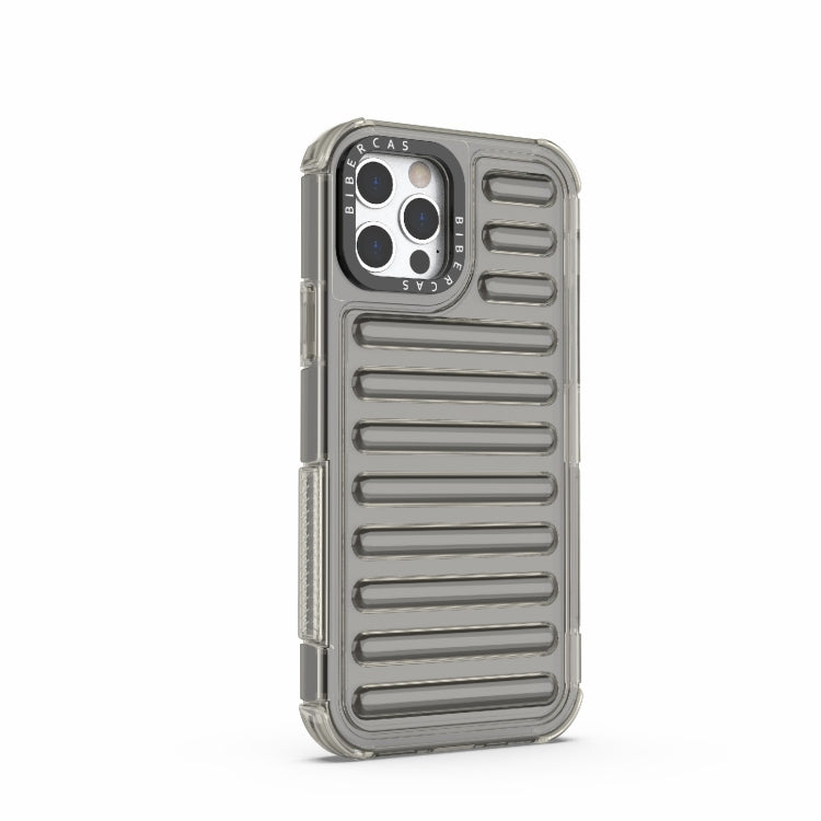For iPhone 12 / 12 Pro High Transparency TPU Hybrid PC Airbag Phone Case