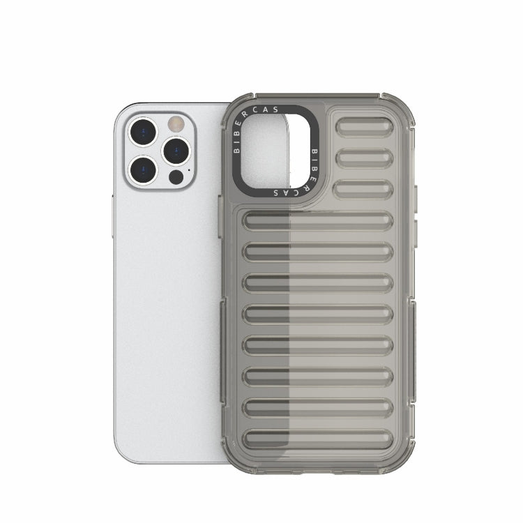 For iPhone 12 / 12 Pro High Transparency TPU Hybrid PC Airbag Phone Case