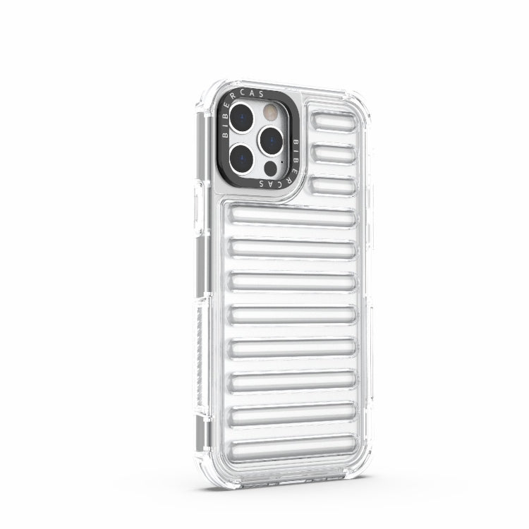 For iPhone 12 / 12 Pro High Transparency TPU Hybrid PC Airbag Phone Case