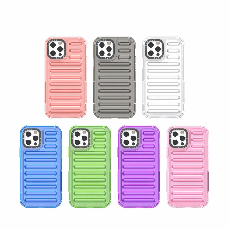 For iPhone 12 / 12 Pro High Transparency TPU Hybrid PC Airbag Phone Case