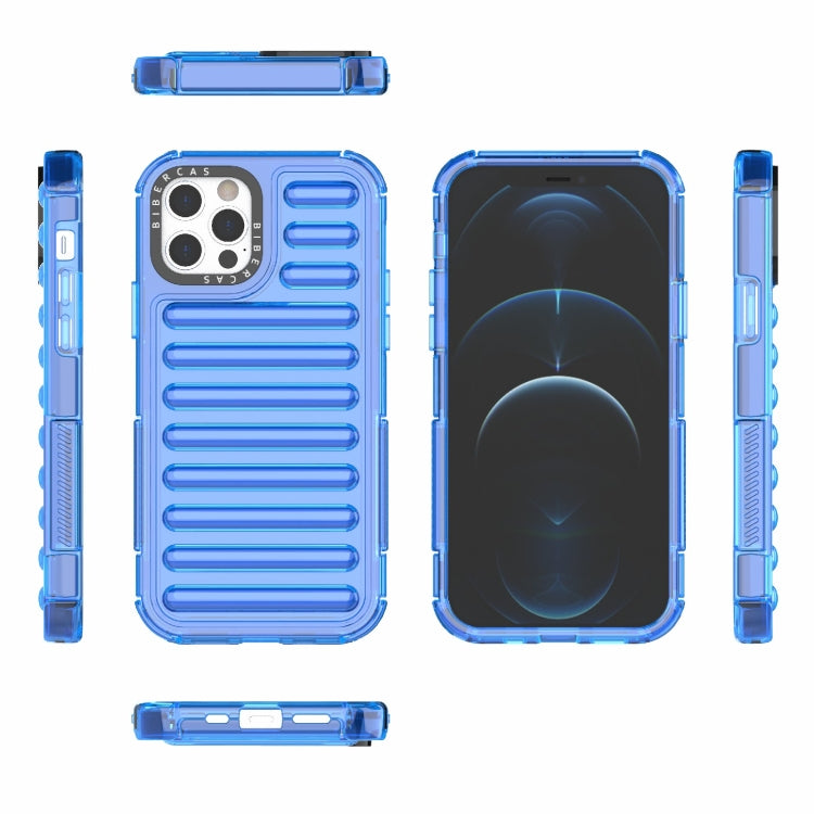 For iPhone 12 / 12 Pro High Transparency TPU Hybrid PC Airbag Phone Case