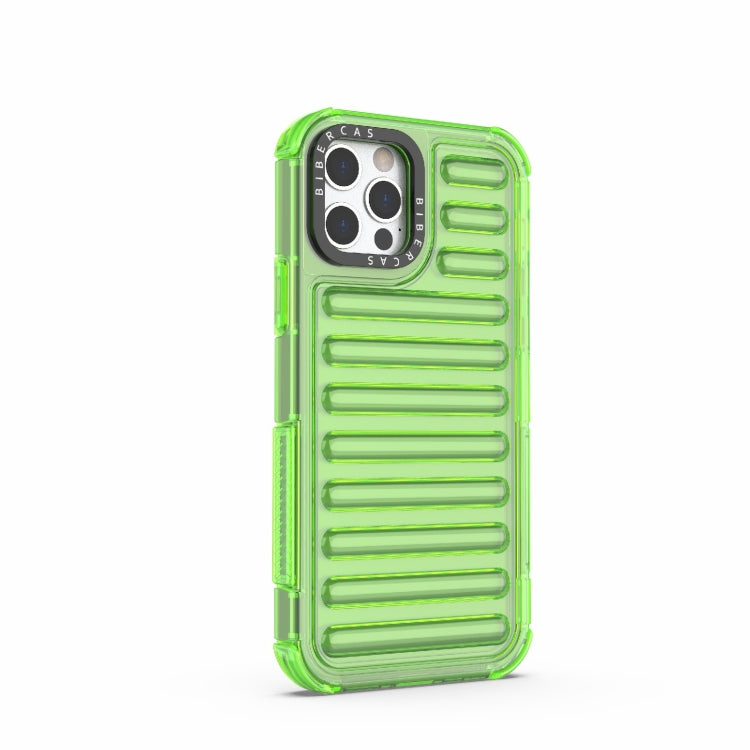 For iPhone 12 / 12 Pro High Transparency TPU Hybrid PC Airbag Phone Case