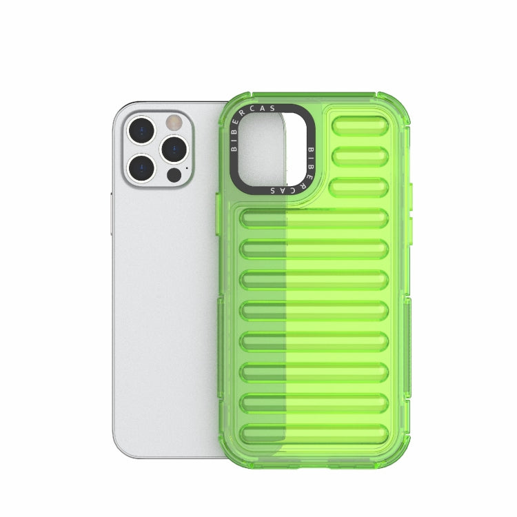 For iPhone 12 / 12 Pro High Transparency TPU Hybrid PC Airbag Phone Case