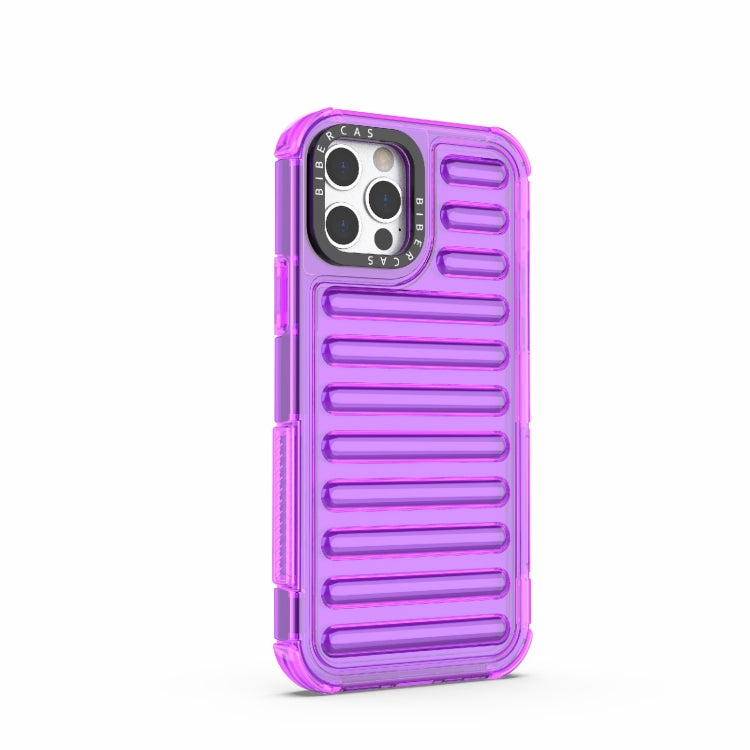 For iPhone 12 / 12 Pro High Transparency TPU Hybrid PC Airbag Phone Case