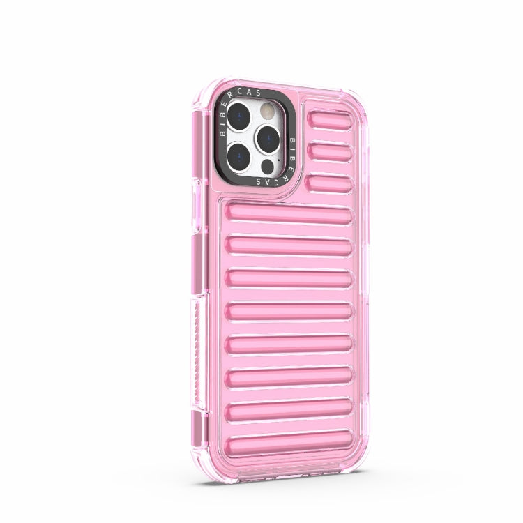 For iPhone 12 / 12 Pro High Transparency TPU Hybrid PC Airbag Phone Case