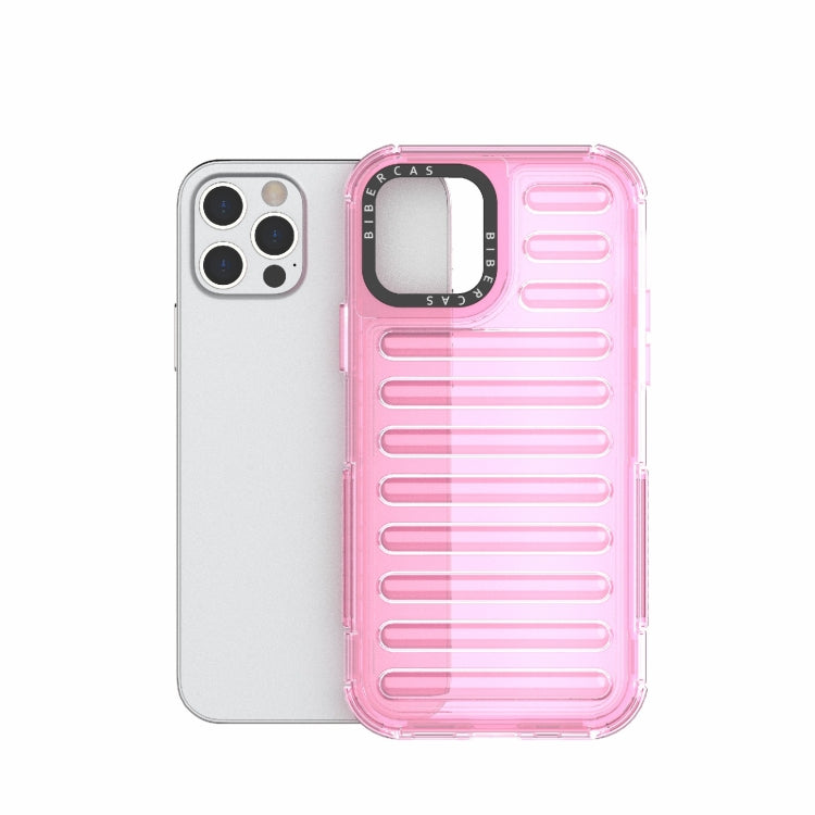 For iPhone 12 / 12 Pro High Transparency TPU Hybrid PC Airbag Phone Case
