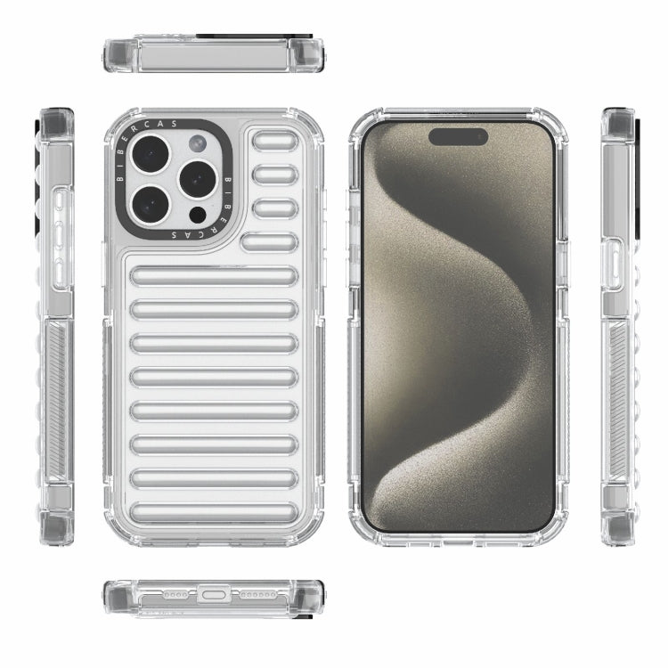 For iPhone 15 Pro Max High Transparency TPU Hybrid PC Airbag Phone Case
