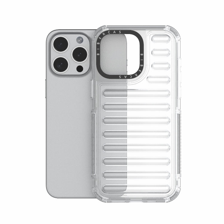 For iPhone 15 Pro Max High Transparency TPU Hybrid PC Airbag Phone Case