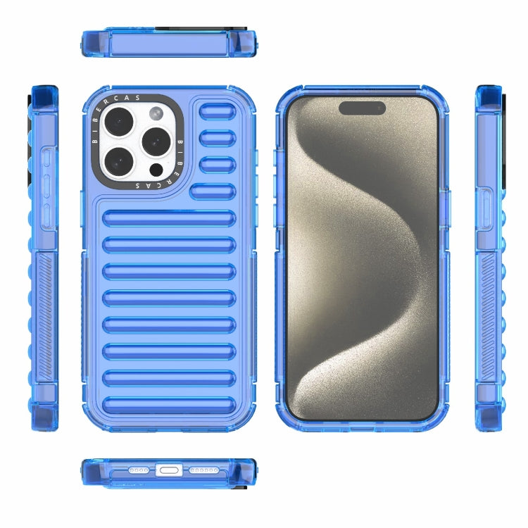 For iPhone 15 Pro Max High Transparency TPU Hybrid PC Airbag Phone Case