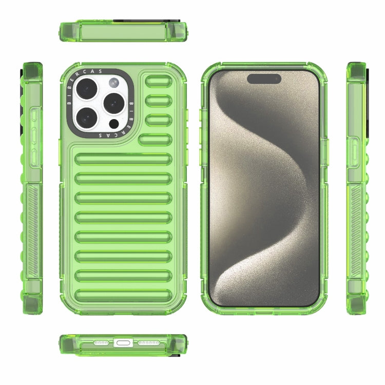 For iPhone 15 Pro Max High Transparency TPU Hybrid PC Airbag Phone Case