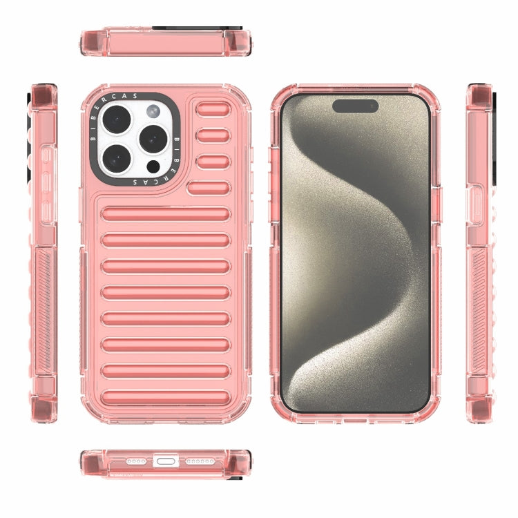 For iPhone 15 Pro Max High Transparency TPU Hybrid PC Airbag Phone Case