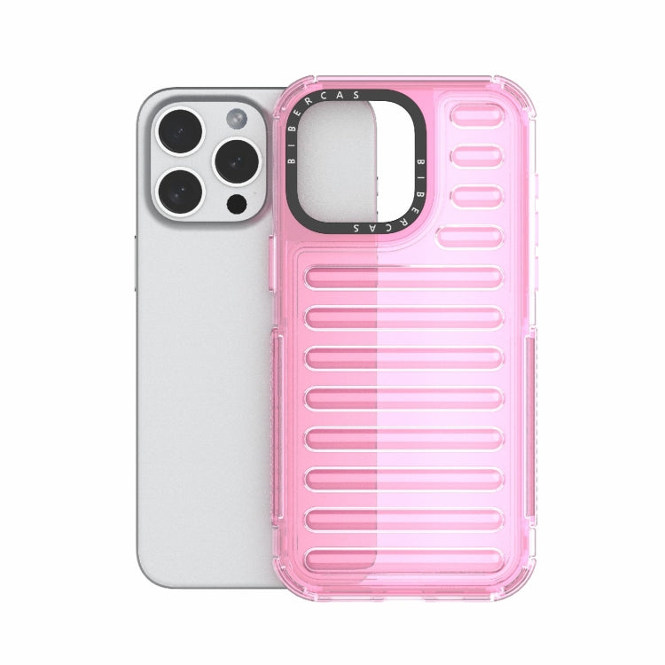 For iPhone 15 Pro Max High Transparency TPU Hybrid PC Airbag Phone Case
