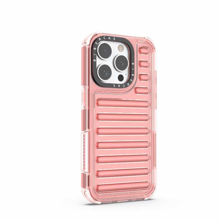 For iPhone 15 Pro High Transparency TPU Hybrid PC Airbag Phone Case