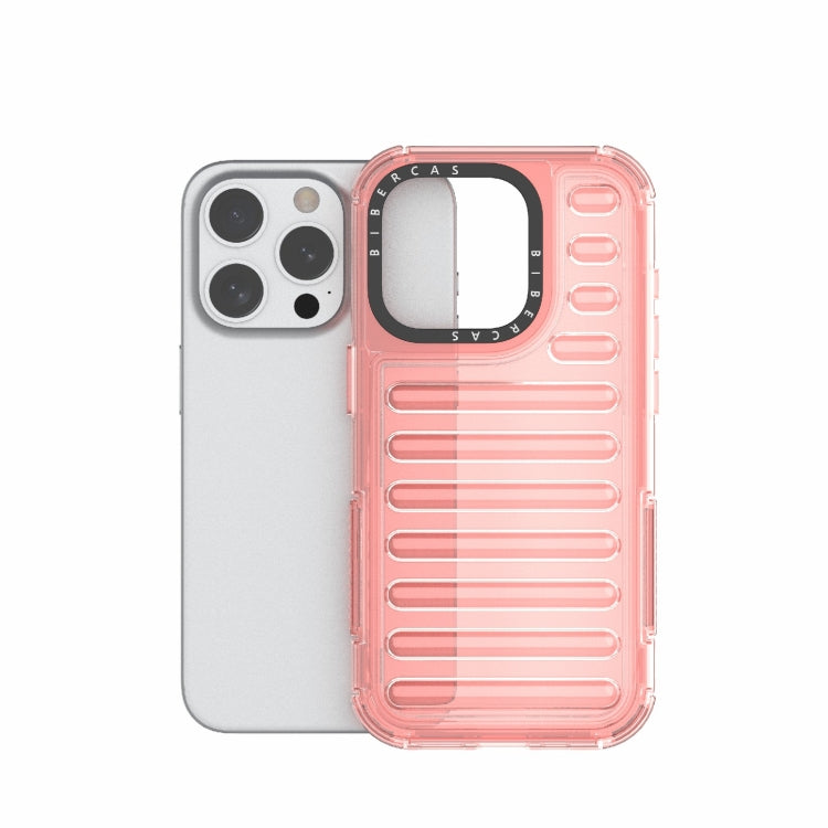 For iPhone 15 Pro High Transparency TPU Hybrid PC Airbag Phone Case