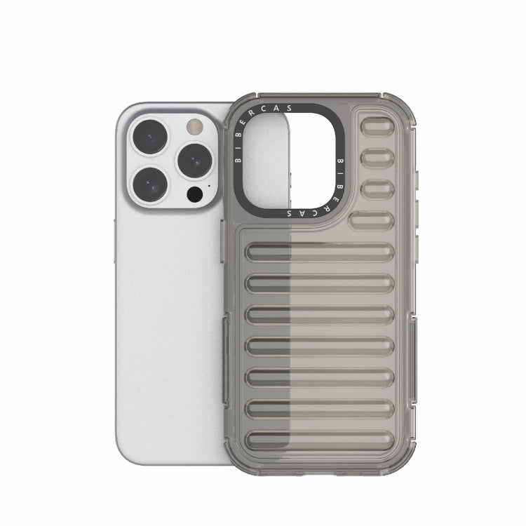 For iPhone 15 Pro High Transparency TPU Hybrid PC Airbag Phone Case