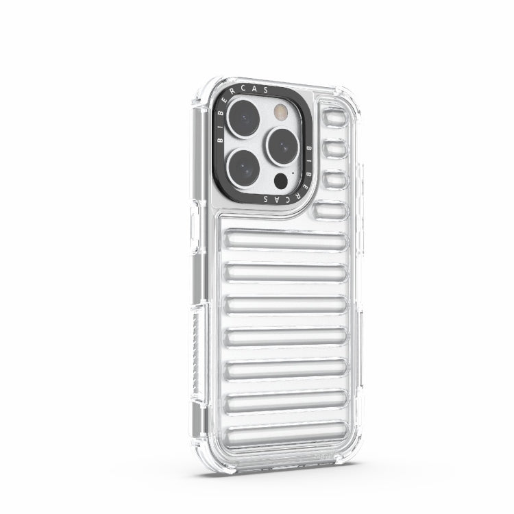 For iPhone 15 Pro High Transparency TPU Hybrid PC Airbag Phone Case