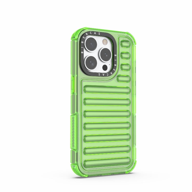 For iPhone 15 Pro High Transparency TPU Hybrid PC Airbag Phone Case