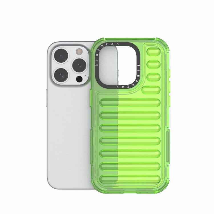 For iPhone 15 Pro High Transparency TPU Hybrid PC Airbag Phone Case