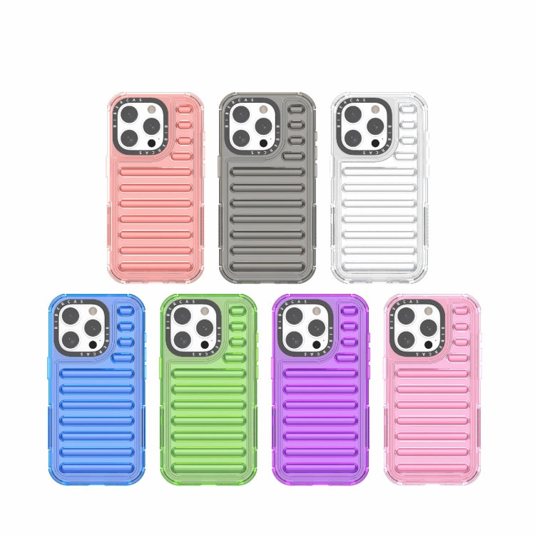 For iPhone 15 Pro High Transparency TPU Hybrid PC Airbag Phone Case