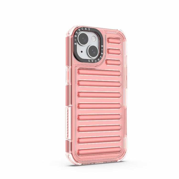 For iPhone 15 High Transparency TPU Hybrid PC Airbag Phone Case