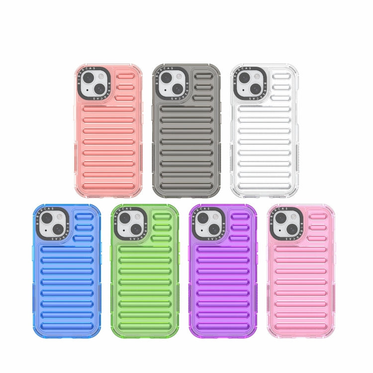 For iPhone 15 High Transparency TPU Hybrid PC Airbag Phone Case