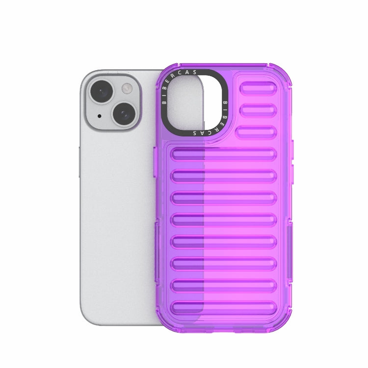 For iPhone 15 High Transparency TPU Hybrid PC Airbag Phone Case