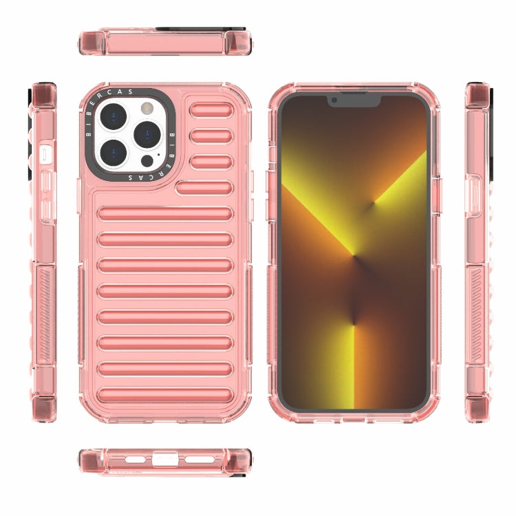 For iPhone 13 Pro Max High Transparency TPU Hybrid PC Airbag Phone Case