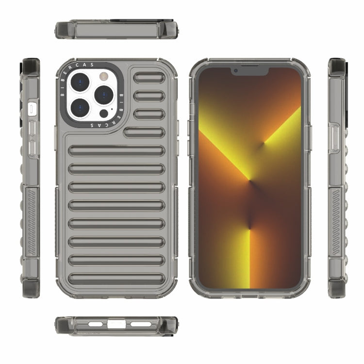 For iPhone 13 Pro Max High Transparency TPU Hybrid PC Airbag Phone Case