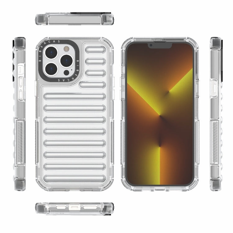For iPhone 13 Pro Max High Transparency TPU Hybrid PC Airbag Phone Case