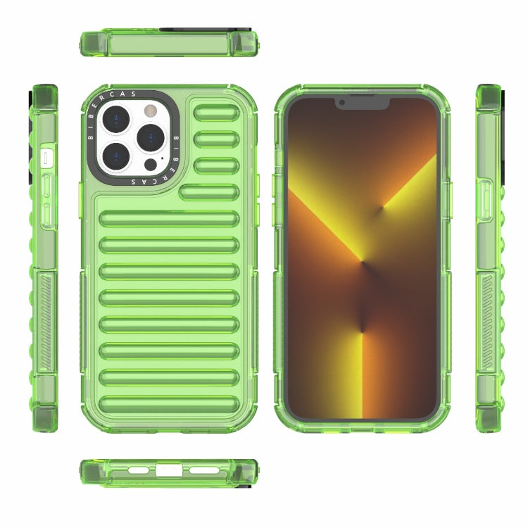 For iPhone 13 Pro Max High Transparency TPU Hybrid PC Airbag Phone Case