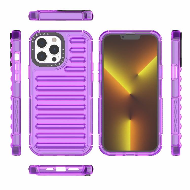 For iPhone 13 Pro Max High Transparency TPU Hybrid PC Airbag Phone Case