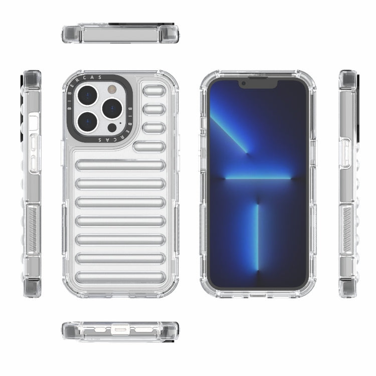 For iPhone 13 Pro High Transparency TPU Hybrid PC Airbag Phone Case