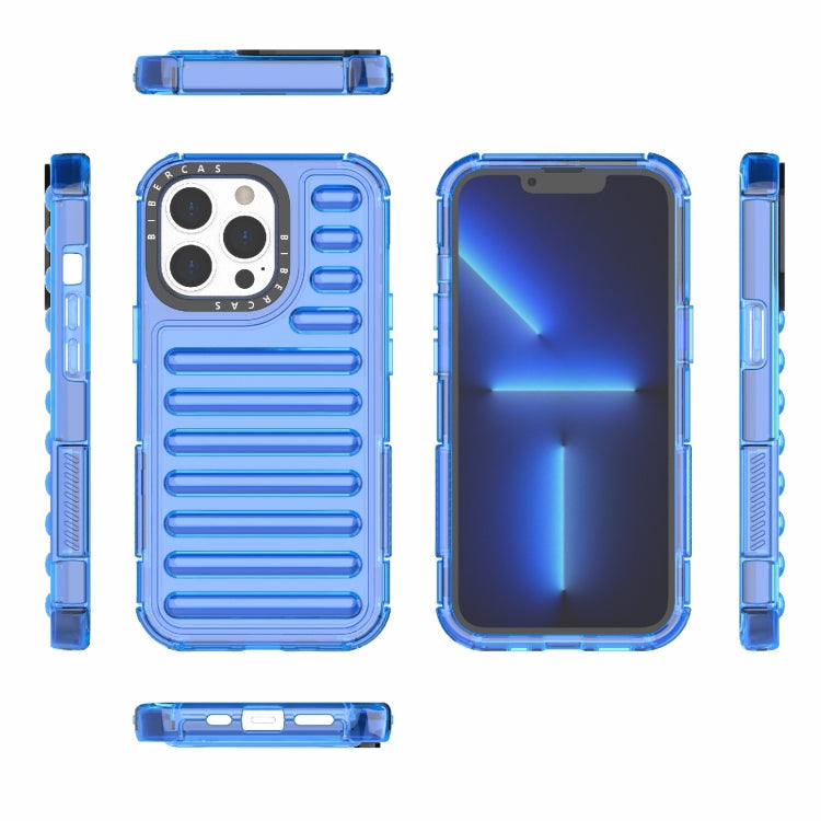 For iPhone 13 Pro High Transparency TPU Hybrid PC Airbag Phone Case