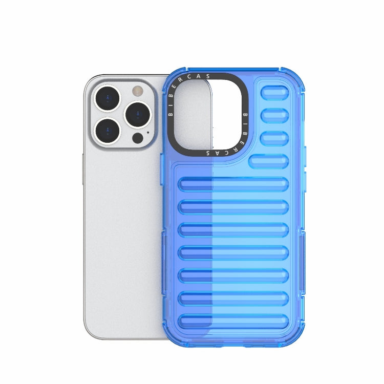 For iPhone 13 Pro High Transparency TPU Hybrid PC Airbag Phone Case