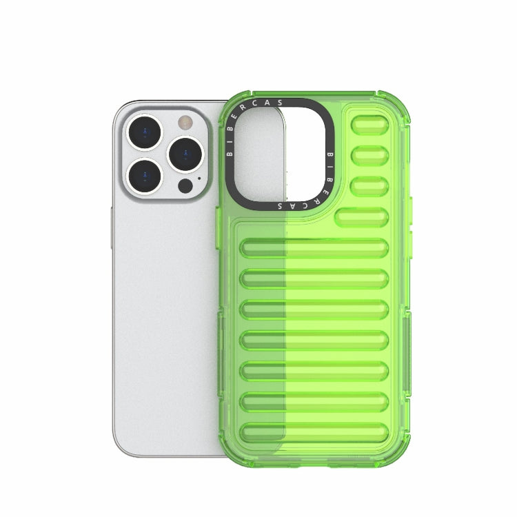 For iPhone 13 Pro High Transparency TPU Hybrid PC Airbag Phone Case
