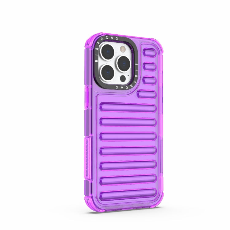 For iPhone 13 Pro High Transparency TPU Hybrid PC Airbag Phone Case