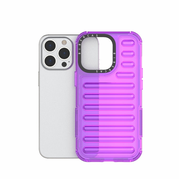 For iPhone 13 Pro High Transparency TPU Hybrid PC Airbag Phone Case