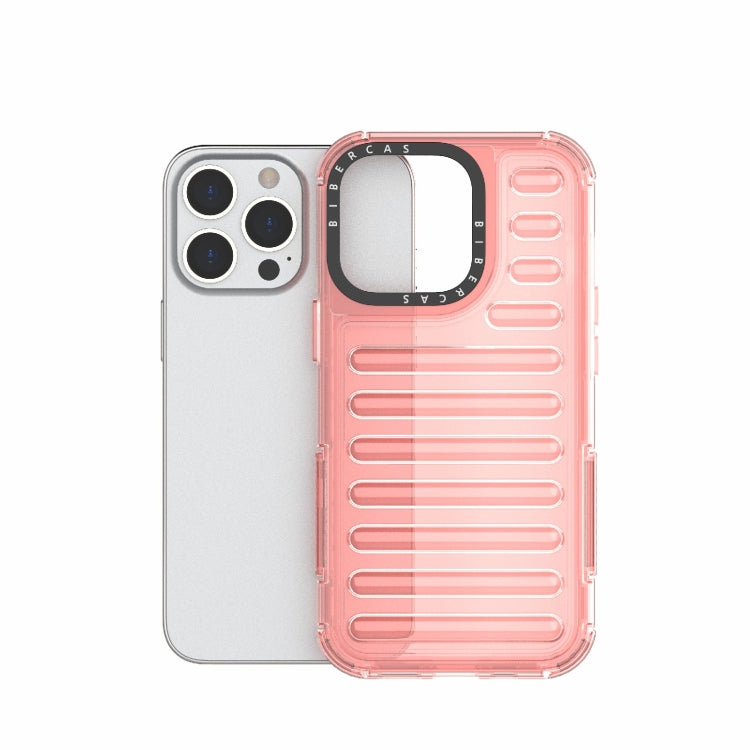 For iPhone 13 Pro High Transparency TPU Hybrid PC Airbag Phone Case
