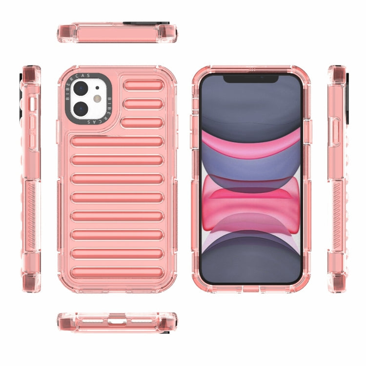 For iPhone 11 High Transparency TPU Hybrid PC Airbag Phone Case