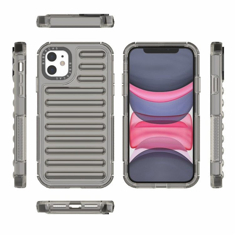 For iPhone 11 High Transparency TPU Hybrid PC Airbag Phone Case