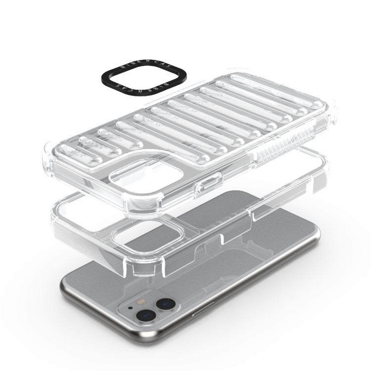 For iPhone 11 High Transparency TPU Hybrid PC Airbag Phone Case