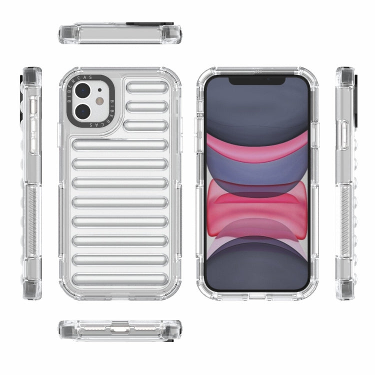 For iPhone 11 High Transparency TPU Hybrid PC Airbag Phone Case