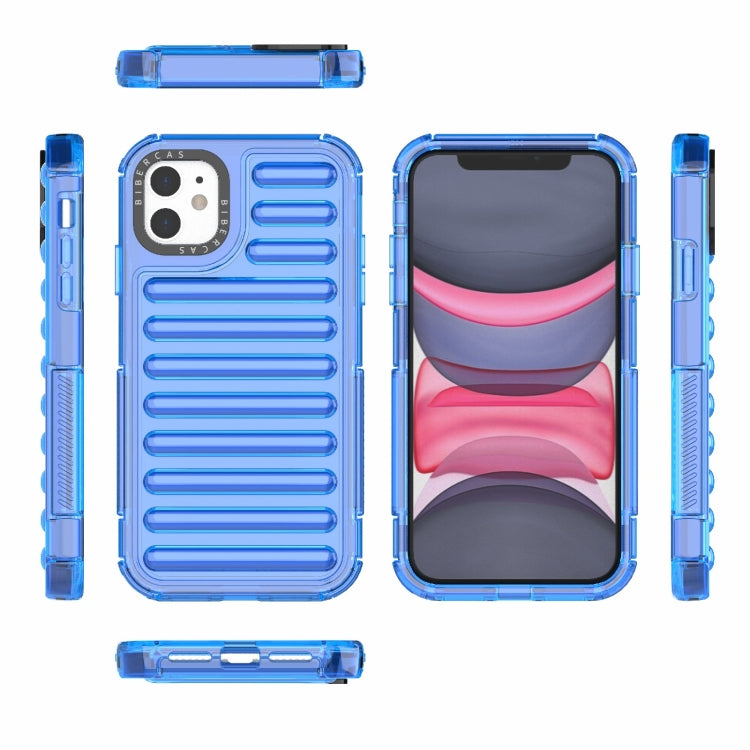 For iPhone 11 High Transparency TPU Hybrid PC Airbag Phone Case
