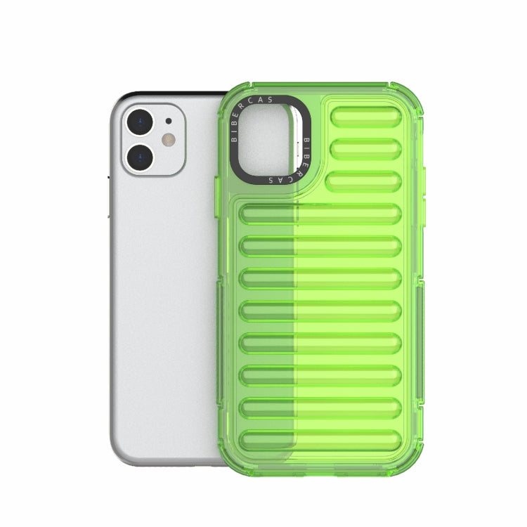 For iPhone 11 High Transparency TPU Hybrid PC Airbag Phone Case