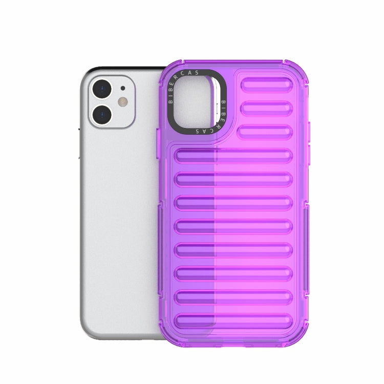 For iPhone 11 High Transparency TPU Hybrid PC Airbag Phone Case