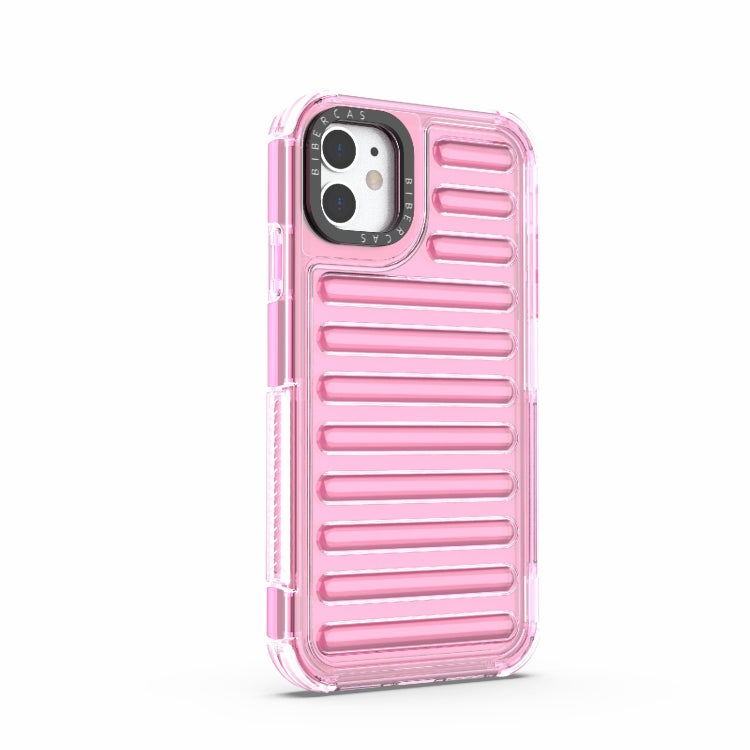 For iPhone 11 High Transparency TPU Hybrid PC Airbag Phone Case